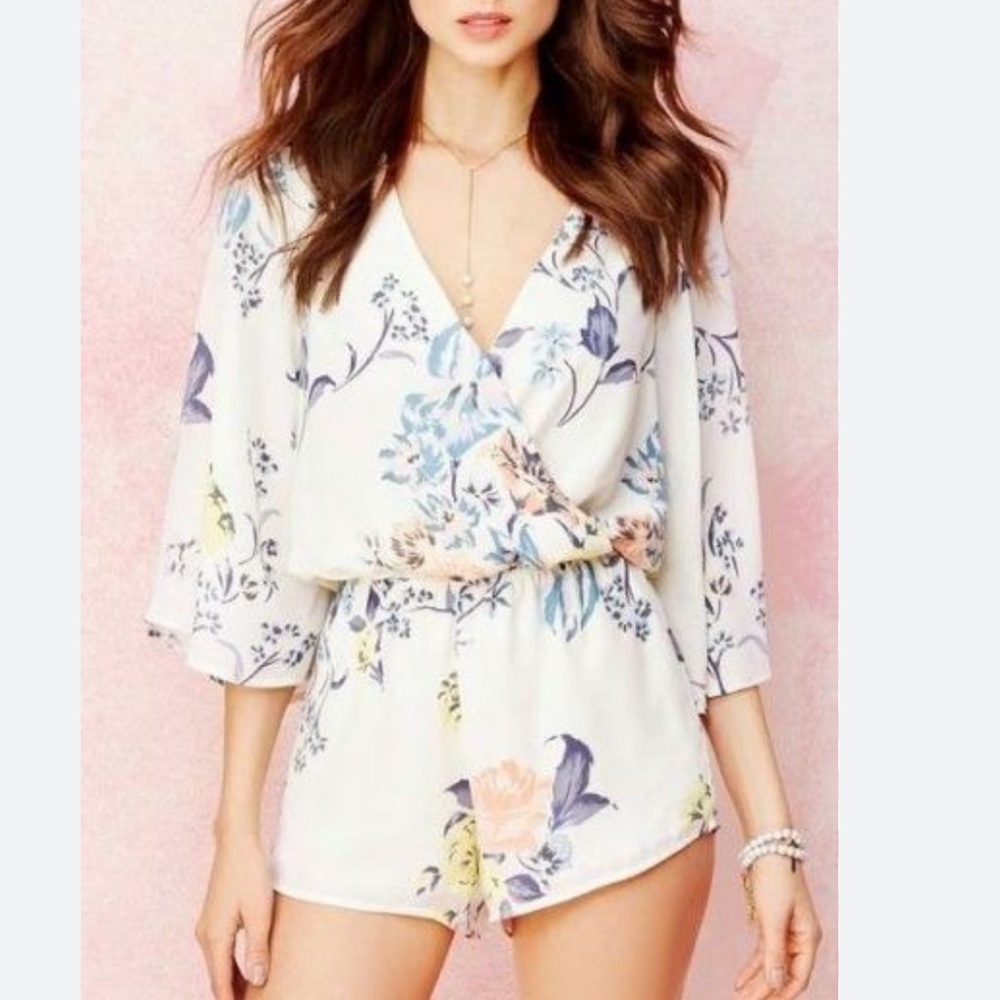 KARLIE FLORAL ROMPER